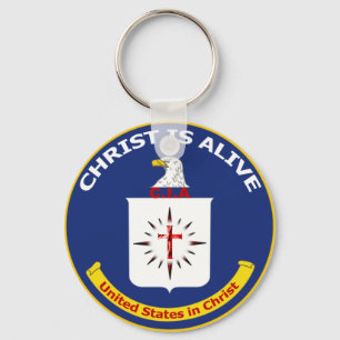 Logo CIA "Christ Is Alive" Schlüsselanhänger