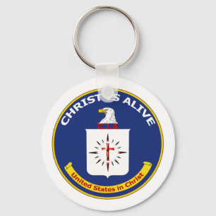 Logo CIA "Christus ist lebendig " Schlüsselanhänger
