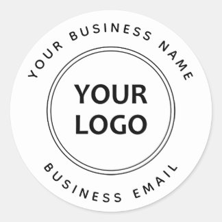 logo commercial personnalisé nom étiquette autocol