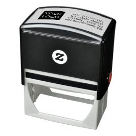 Logo Company Name Personalized Self-inking Stamp  Permastempel