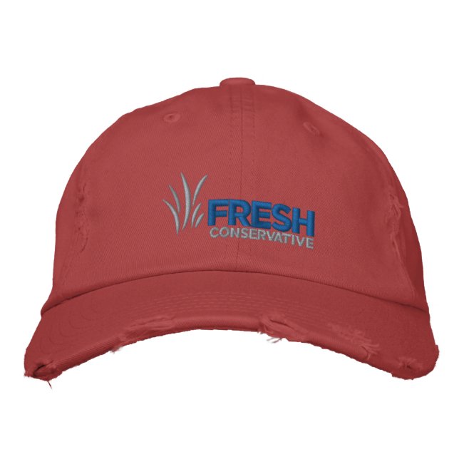 Logo conservateur frais Casquette en détresse (Devant)