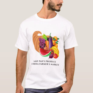 Logo "Cornucopia Farm Fresh Fruits and Vegetables" T-Shirt