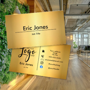 Logo Custom BUSINESS LOGO und Social Media Bus hin Visitenkarte