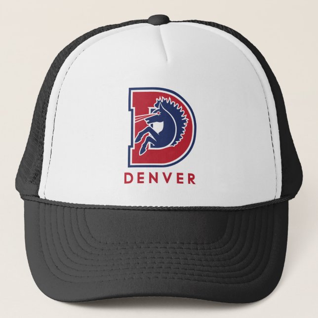Logo D Denver Truckerkappe (Vorderseite)