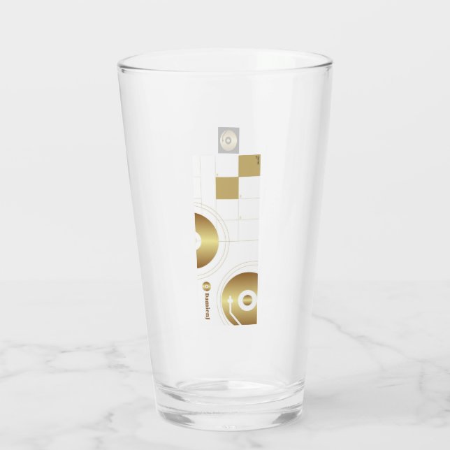 Logo DamienJ en verre à boire (Dos)