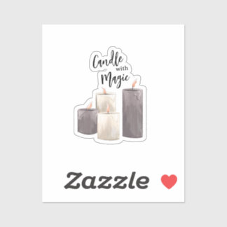 Logo de bougie Sticker