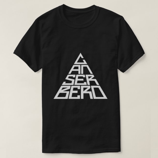 Logo de CANSERBERO Chemises T-Shirt classique (Design devant)