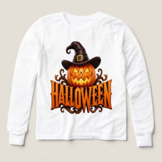 Logo de citrouille 3D de luxe Halloween avec chape