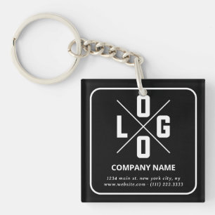 Logo de code QR personnalisé minimaliste moderne