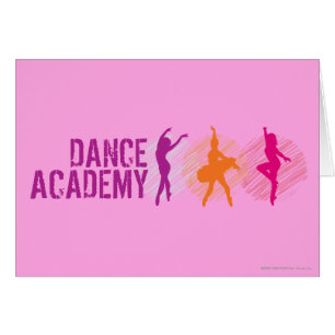 Logo de danseurs de couleur d'académie de danse