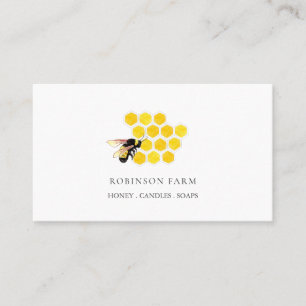 Logo de ferme apicole Carte de visite