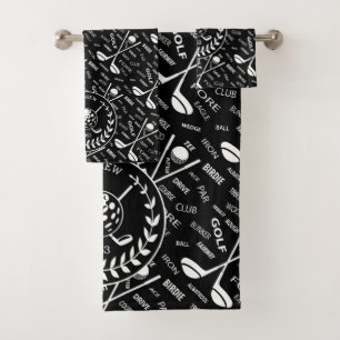 Logo de golf personnalisé stylisé