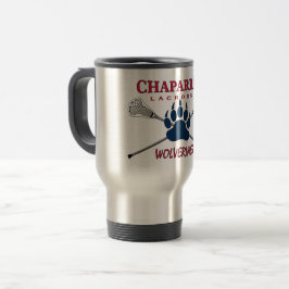 Logo de griffe de ChapLAX tasse de voyage de 15