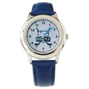 Logo de hockey sur glace grecque Hellas Montre poi