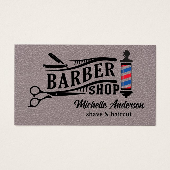 Logo de la Boutique de Barber (Devant)
