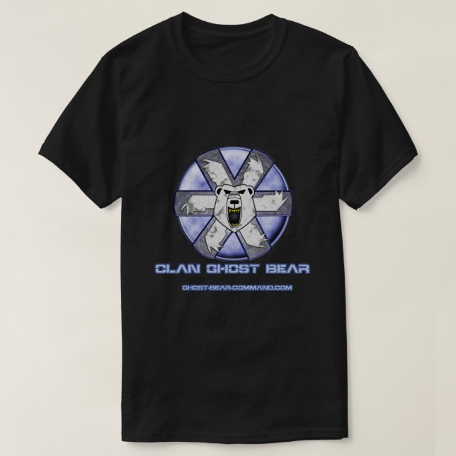 Logo de la communauté de l'ours fantôme T-shirt cl (Design devant)