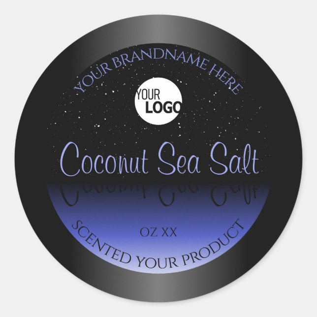 Logo de la Parties scintillant Étiquette de produi (Devant)