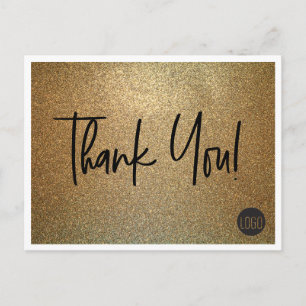 Logo de la société Faux Gold Carte postale personn