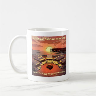 Logo de la tasse à café du Rallye national 2025