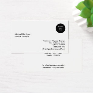 Logo de l'entreprise Cartes de visite personnalisé