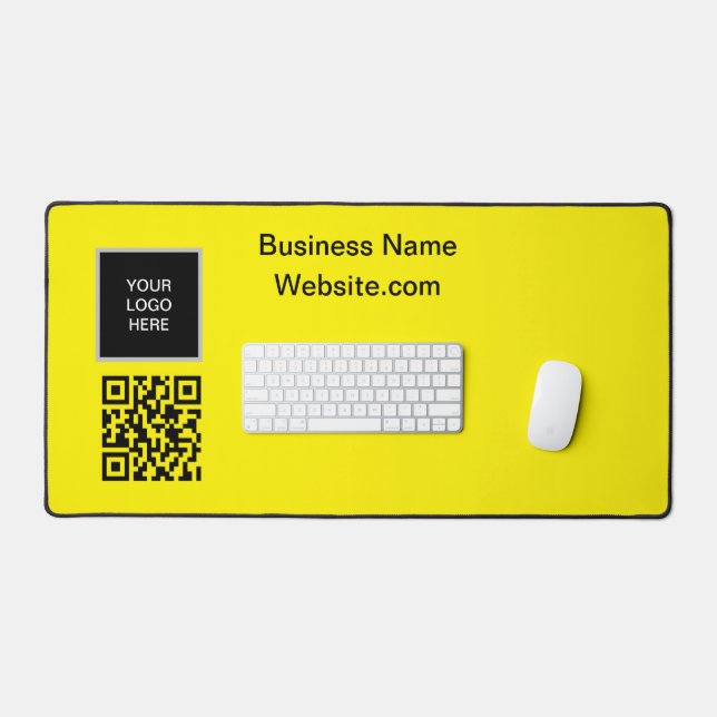 Logo de l'entreprise Code QR jaune (Clavier et souris)