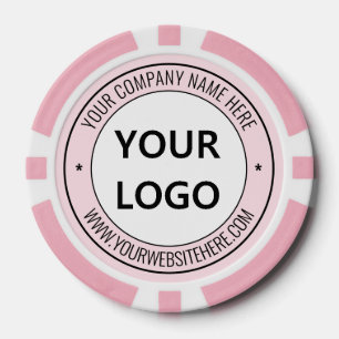 Logo de l'entreprise et texte Vos jetons de poker 
