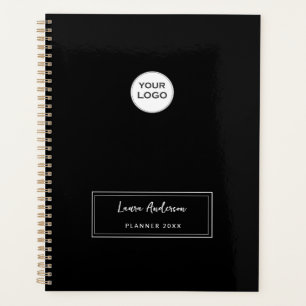 Logo de l'entreprise noir et blanc