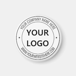 Logo de l'entreprise personnalisée et aimant promo