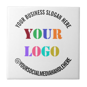 Logo de l'entreprise personnalisée et Carreaux en 