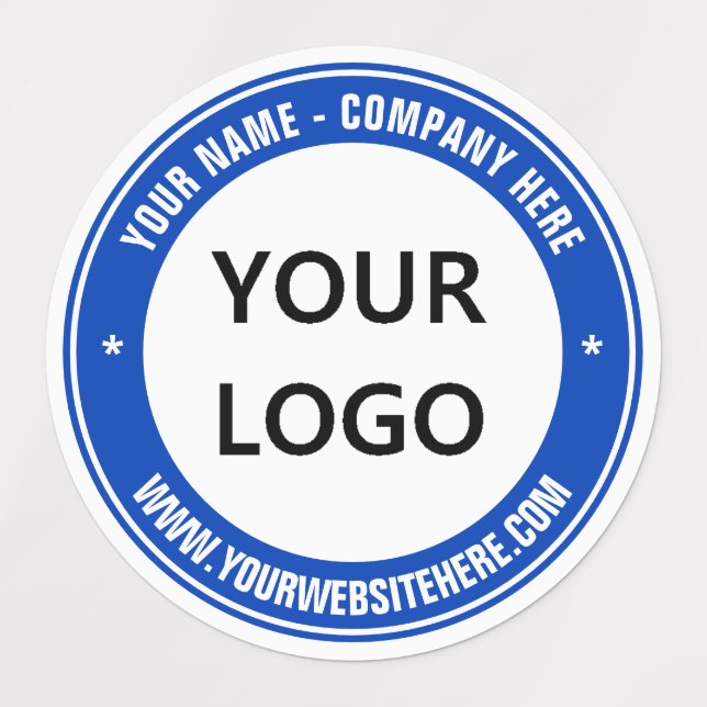 Logo de l'entreprise personnalisée et Étiquettes d (Design 1)
