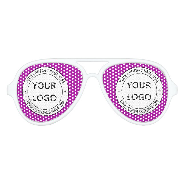 Logo de l'entreprise personnalisée et lunettes de  (Devant)