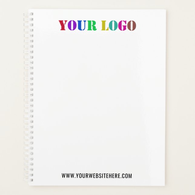 Logo de l'entreprise personnalisée et planificateu (Devant)