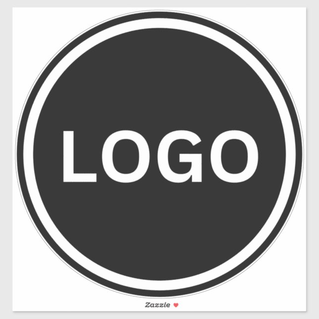 Logo de l'entreprise Sticker pare-chocs de fenêtre (Feuille)