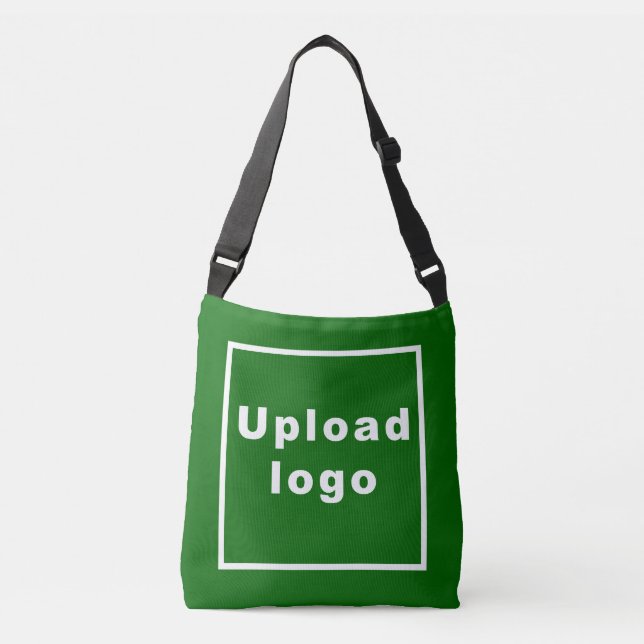 Logo de l'entreprise sur le sac croisé vert (Devant)