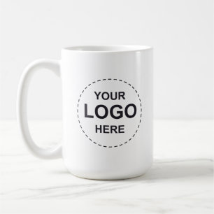Logo de l'entreprise sur tasse à café personnalisé