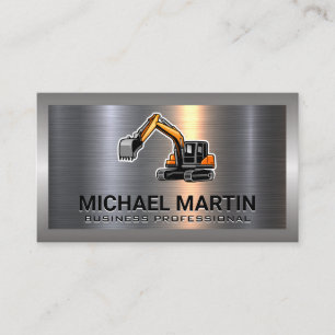 Logo de l'excavateur   Carte de visite métallique