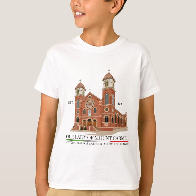Logo de l'OLMC T-shirt blanc pour enfant (Devant)