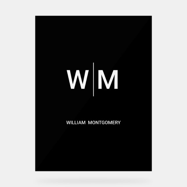 Logo de marque noire | Entreprise (Recto)