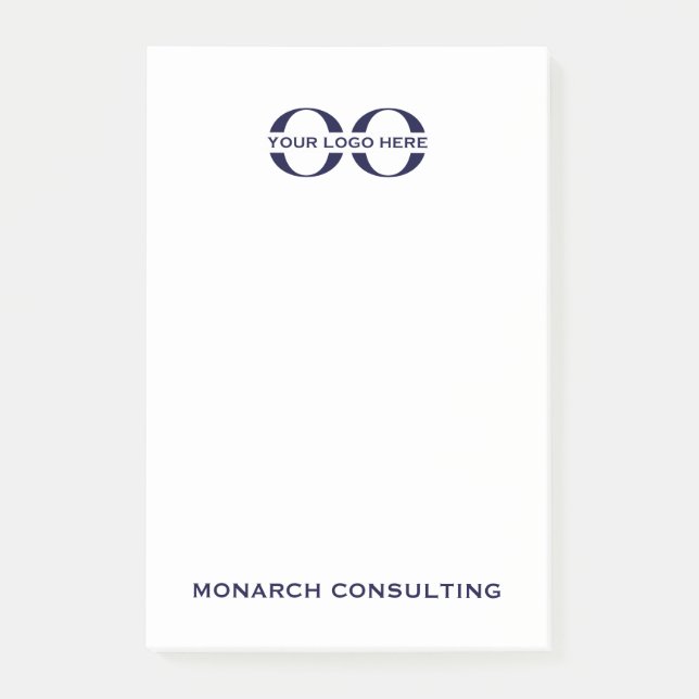 Logo de marque Nom de l'entreprise Post-it Notes (Devant)