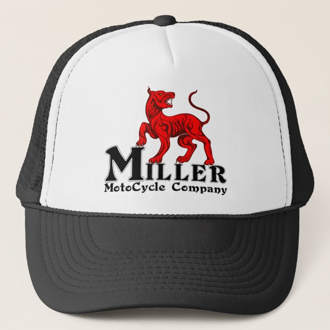 Logo de Miller Motocycle sur un casquette de (Devant)