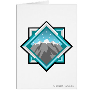 Logo de montagne de terreur d'équipe