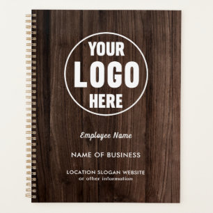 Logo de nom d'entreprise en bois rustique personna