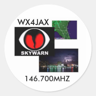logo de skywarn, autocollant