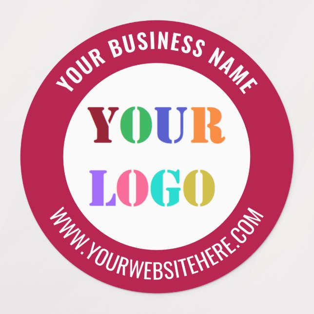 Logo de votre entreprise et Étiquettes professionn (Design 1)