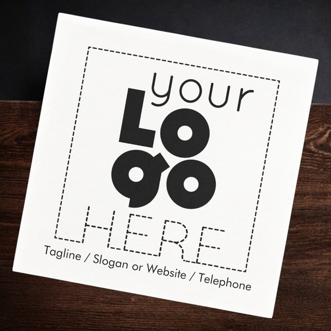 logo de votre entreprise + serviettes jetables en  (Créateur téléchargé)