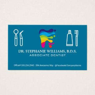 Logo dentaire coloré   Outils