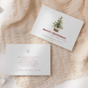 Logo d'entreprise Carte de voeux de vacances