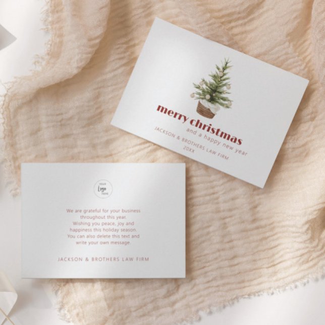 Logo d'entreprise Carte de voeux de vacances (Créateur téléchargé)