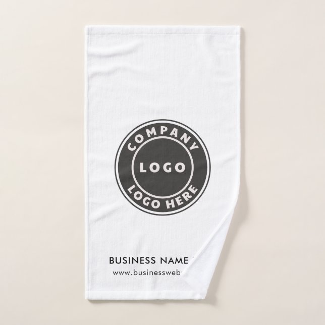 Logo d'entreprise Employé Simple promotionnel (Serviette à main)