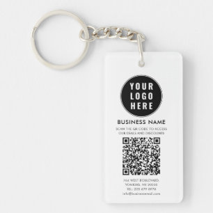 Logo d'entreprise et QR Code Moderne